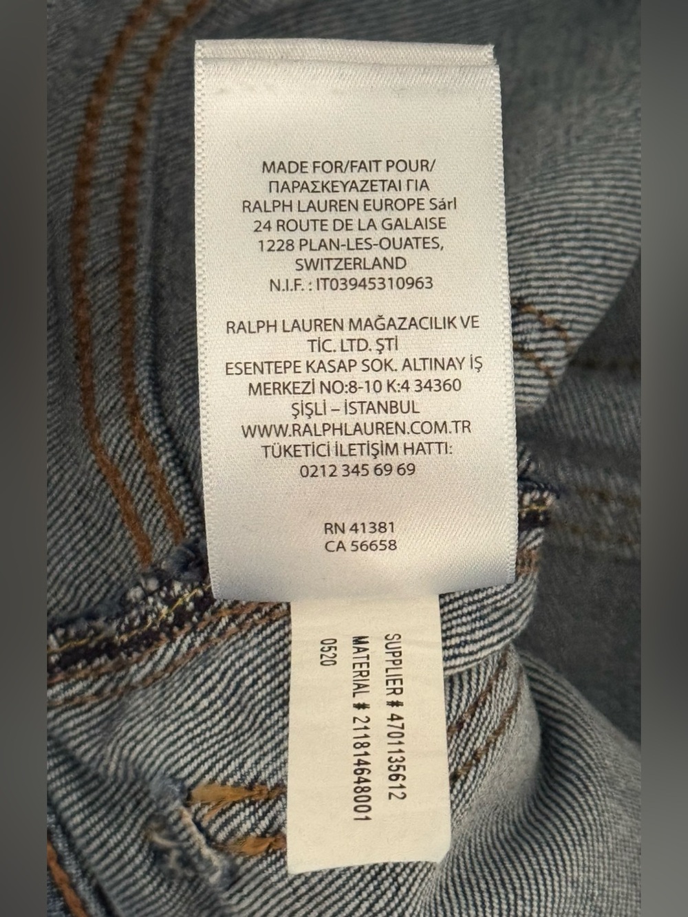 Polo Ralph Lauren Patch Pocket Raw Hem Jeans / Medium Wash / Size 28R - Picture 6 of 7